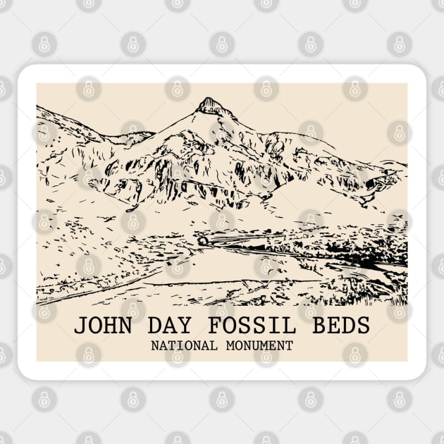 John Day Fossil Beds National Monument Sticker by Lakeric